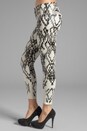 view 2 of 7 Jean Skinny Raccourci in Ethnic Geo Print Black