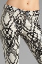 view 4 of 7 Jean Skinny Raccourci in Ethnic Geo Print Black