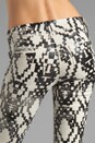 view 6 of 7 Jean Skinny Raccourci in Ethnic Geo Print Black