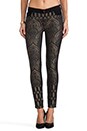 view 1 of 7 Jean Skinny bicolore in Art Nouveau Jacquard