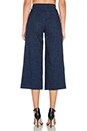 view 3 of 3 Wide Leg Culotte in Indigo Linen Runway Denim