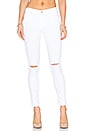view 1 of 3 The Ankle Knee Holes Skinny in Clean White