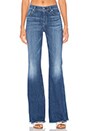view 2 of 3 JEAN FLARE GINGER in Athens Broken Twill