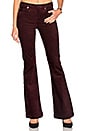view 1 of 4 JEAN VELOURS FLARE GINGER in Merlot