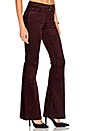 view 2 of 4 JEAN VELOURS FLARE GINGER in Merlot
