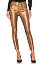 view 1 of 4 JEAN SKINNY THE HIGH WAIST ANKLE SKINNY in Penny Metallic Foil