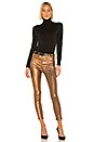 view 4 of 4 JEAN SKINNY THE HIGH WAIST ANKLE SKINNY in Penny Metallic Foil