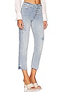 view 2 of 4 High Rise Crop Straight in Broken Twill Coco Prive