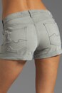 view 6 of 6 Relaxed Mini Roll Up Short in Light Grey Destroyed