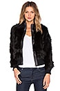 view 1 of 4 Luxe Faux Fur Jacket in Black