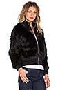 view 3 of 4 Luxe Faux Fur Jacket in Black