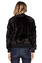 view 4 of 4 Luxe Faux Fur Jacket in Black