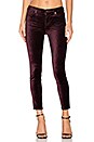 view 1 of 4 The Contour Velvet Ankle Skinny in Boysenberry