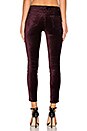 view 3 of 4 The Contour Velvet Ankle Skinny in Boysenberry