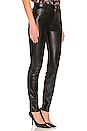 view 2 of 4 Faux Leather High Waisted Skinny in Black