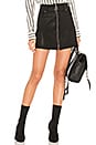 view 1 of 4 Zip Front Mini Skirt in Black