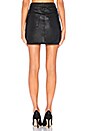 view 3 of 4 Coated Mini Skirt in Black Coated