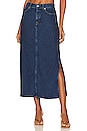 view 1 of 4 Maxi Denim Skirt in Blue Note