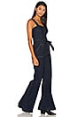 view 3 of 4 Palazzo Jumpsuit in Dark Sky Broken Twill