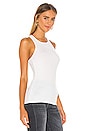 view 2 of 4 Racer Back Tank in Optic White