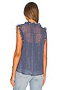 view 3 of 5 CHEMISE RUFFLE in Denim Blue