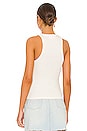 view 3 of 4 Racerback Tank in Ivory
