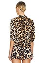 view 3 of 4 Puff Blouse in Leopard