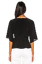 view 3 of 4 Wrap Top in Black
