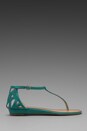 view 2 of 5 Fearless Sandal in Sea Green