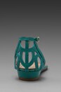 view 3 of 5 Fearless Sandal in Sea Green