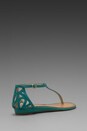 view 4 of 5 Fearless Sandal in Sea Green