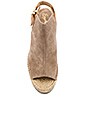 view 4 of 5 Charismatic Wedge in Taupe Suede