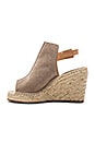 view 5 of 5 Charismatic Wedge in Taupe Suede