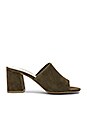 view 1 of 5 Commute Heel in Olive Suede in Olive Suede