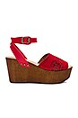 view 1 of 5 Stormy Sandal in Red