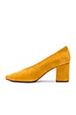 view 5 of 5 Rehearse Heel in Mustard Suede