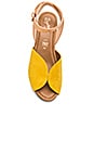 view 4 of 5 Laugh More Platform in Yellow Suede