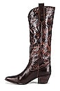 view 5 of 5 SEY Admirable Boot in Brown Leather & Python