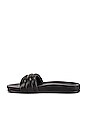 view 5 of 5 Low Key Sandal in Black Leather