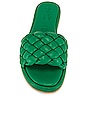 view 4 of 5 Bellissima Slide in Green Vegan Leather