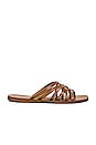 view 1 of 5 Nice Try Sandal in Tan Leather