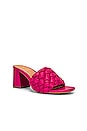 view 2 of 5 Connoisseur Mule Sandal in Fuchsia Leather