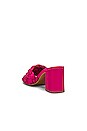 view 3 of 5 Connoisseur Mule Sandal in Fuchsia Leather