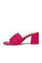 view 5 of 5 Connoisseur Mule Sandal in Fuchsia Leather
