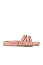view 1 of 5 Low Key Glow Up Slide in Blush Leather