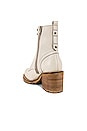 view 3 of 5 Irresistible Bootie in Off White Leather & Natural Bottom