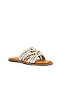 view 2 of 5 Sun-Kissed Slides in Light Gold Metallic