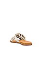 view 3 of 5 Sun-Kissed Slides in Light Gold Metallic