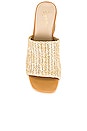 view 4 of 5 Adapt Sandal in Natural Raffia