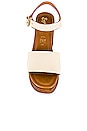 view 4 of 5 Manila Sandal in Ivory Leather